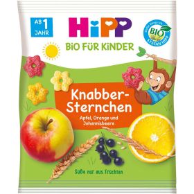 Link zu  Bio Knabber-Sternchen, Apfel, Orange & Johannisbeeren