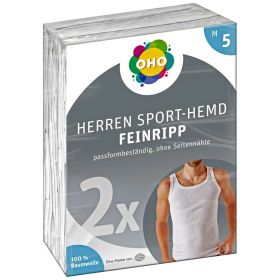Link zu  Herren Sport-Hemd, Feinripp 2er Pack, Gr.5