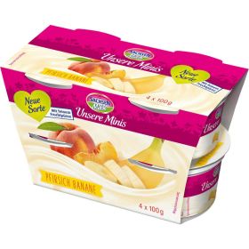 Link zu  Unsere Minis, Fruchtjoghurt Pfirsich-Banane