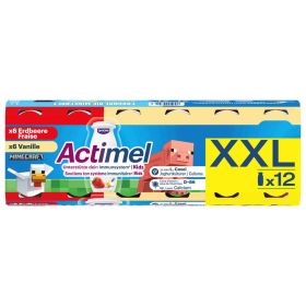 Link zu  Actimel Kids XXL, Erdbeer/Vanille