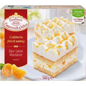 Link zu  Fein&Sahnig Kuchenschnitten, Käse-Sahne Mandarine, tiefgekühlt