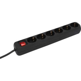 Link zu  Steckdosenleiste 6-fach mit Schalter 1,4 m schwarz