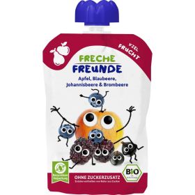 Link zu  Bio Kinder Quetschbeutel, Apfel/Blaubeere/Johannisbeere/Brombeere