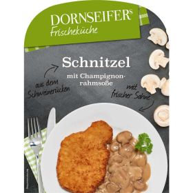 Link zu  Schnitzel mit Champignonrahmsoße