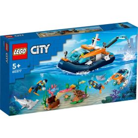 Link zu  LEGO City 60377 Meeresforscher-Boot