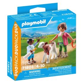 Link zu  71803 Bäuerin mit Kind und Kalb