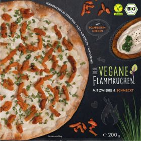 Link zu  Flammkuchen vegan Zwiebeln & Schmeckt, tiefgekühlt