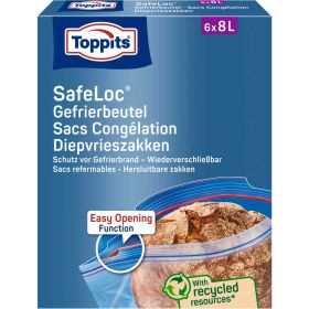 Link zu  Doppelverschluss-Gefrier-Beutel, 6 x 8l