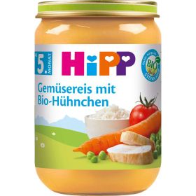 Link zu  Babynahrung Menü, Gemüse/Reis/Bio-Huhn
