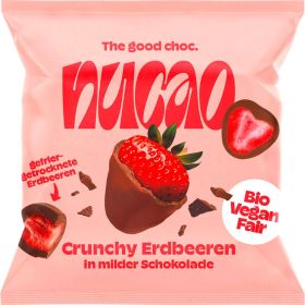 Link zu  Crunchy Erdbeeren in milder Schokolade, gefriergetrocknet