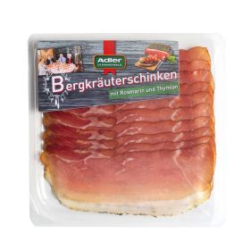Link zu  Bergkräuterschinken geschnitten, mit Rosmarin & Thymian