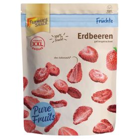 Link zu  Erdbeeren gefriergetrocknet, ohne Zuckerzusatz