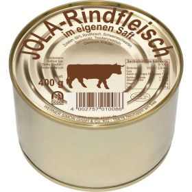 Link zu  Rindfleisch in Eigensaft