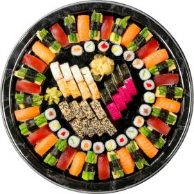 Link zu  Partyplatte Sushi aufgehende Sonne 10 Personen