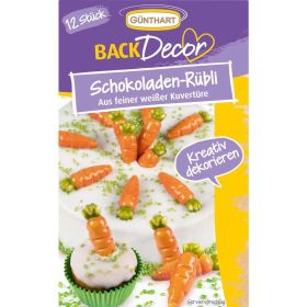 Link zu  Dekor Schokoladen-Rübli, weiße Schokolade