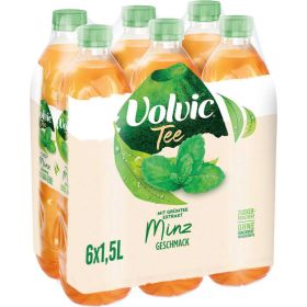 Link zu  Mineralwasser mit Tee-Extrakt Tee, Grüner Tee-Minze (6x 1,500 Liter)