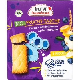 Link zu  Bio Frucht-Tasche, Dinkel, Blaubeere, Apfel, Banane