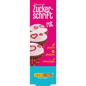 Link zu  Zuckerschrift rot