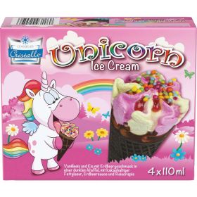 Link zu  Waffeleis, Unicorn Cones, Vanille-Erdbeer