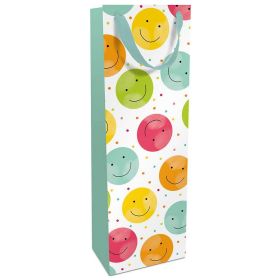 Link zu  Geschernktasche Flasche 12 x 36 x8 cm Happy Smile