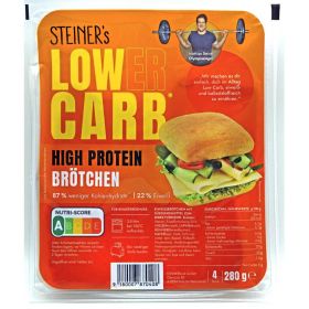 Link zu  Steiners’s Brötchen Low Carb, 280 g