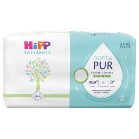 Link zu  Babysanft Soft & Pur Feuchttücher