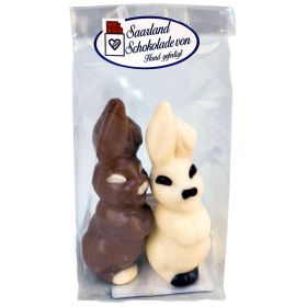 Link zu  Oster Schoko Lachhasenpaar
