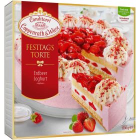 Link zu  Festtagstorte Erdbeer-Joghurt, tiefgekühlt