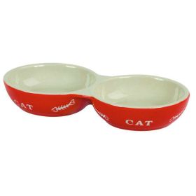 Link zu  Katzen Doppelnapf aus Keramik, 2x200ml