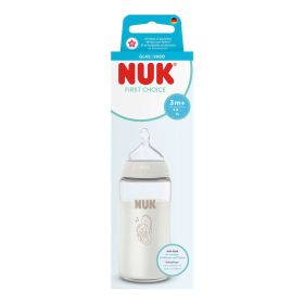 Link zu  Babyflasche aus Glas First Choice weiß, ab 3 Monaten