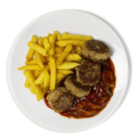 Link zu  4 kleine Frikadellen