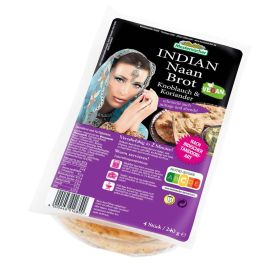Link zu  Indian Naan Brot, Knoblauch & Koriander