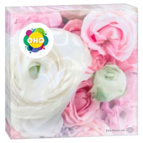 Link zu  Servietten Rosen, 33 x 33 cm, 3-lagig