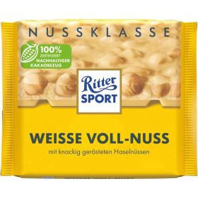 Link zu  Tafelschokolade Nussklasse, Weisse Vollnuss