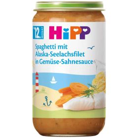 Link zu  Babynahrung Menü, Spaghetti/Seelachs/Gemüse