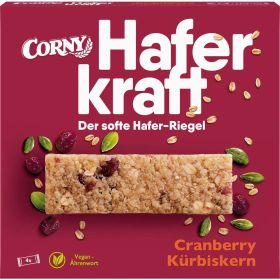 Link zu  Müsliriegel Haferkraft, Cranberry-Kürbiskern