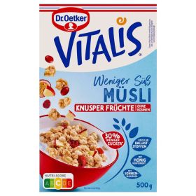 Link zu  Knusper Früchte-Müsli Vitalis, weniger süß, ohne Rosinen