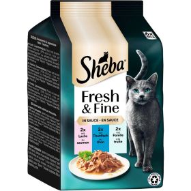 Link zu  Katzen-Nassfutter Fresh & Fine, Lachs/Thunfisch/Forelle