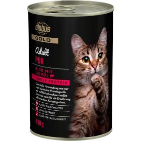 Link zu  Katzen-Nassfutter mit Rind und Leinöl