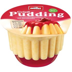 Link zu  Grießpudding mit Kirschsoße