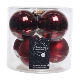 Link zu  Christbaumkugeln, Glas, Ochsenblut, 8cm