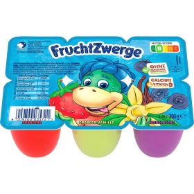 Link zu  Fruchtquark, Erdbeere/Erdbeere-Vanille/Heidelbeere