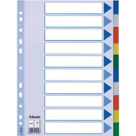 Link zu  Register Blanko, Plastik, mehrfarbig
