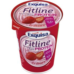 Link zu  Exquisa Fitline Quark, Quark-Genuss mit Hafer, Zero oder Skyr, je 375–400 g