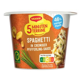 Link zu  5 Minuten Terrine, Spaghetti in Pfifferling-Rahmsauce