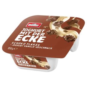 Link zu  Joghurt mit der Ecke, Schoko Flakes + Joghurt Vanille-Geschmack
