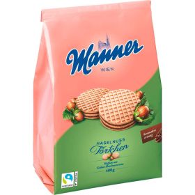 Link zu  Waffeltaler mit Kakao-Haselnuss-Creme-Füllung