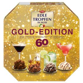 Link zu  Pralinen Edle Tropfen, Nuss Gold