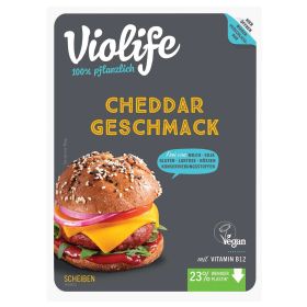 Link zu  Vegane Cheddar Scheiben Käseersatz