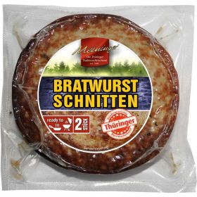 Link zu  Bratwurst-Schnitten, gegrillt